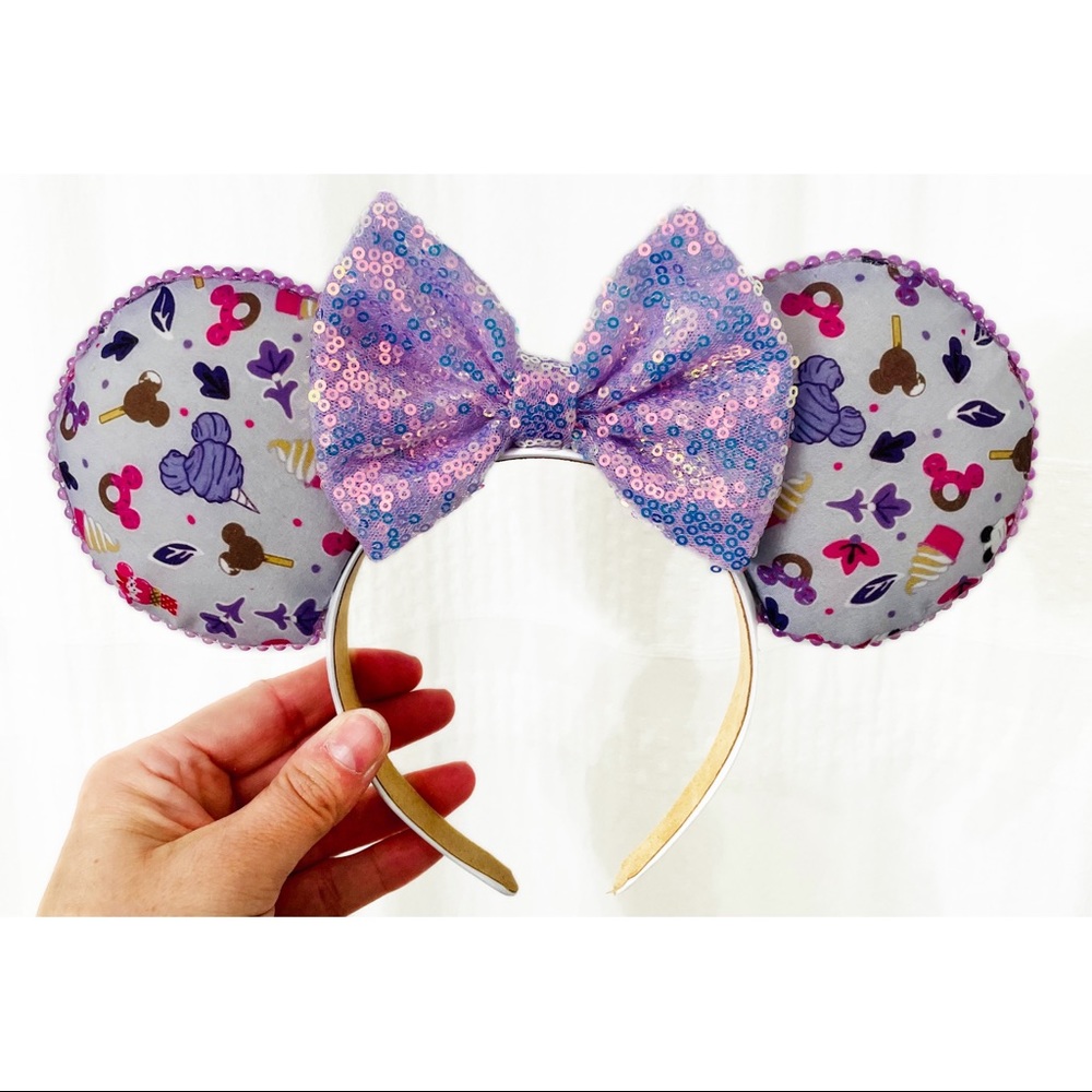 Pink and Purple Mickey Snacks Mouse Ears - Picture 2 of 3
